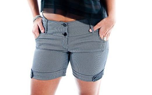 shorts de algodão