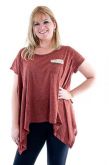 Blusa sobreposição