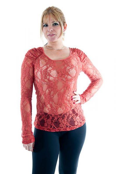 Blusa de renda